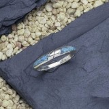 Wunderschöner Ring hellblau aus Sterlingsilber