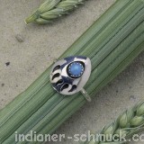 Navajo Ring Brentatze mit Trkis Stein