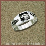 Indianer Sterlingsilber Ring Adler