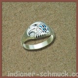 Navajo Schmuck Sterlingsilber Ring Adlerkopf