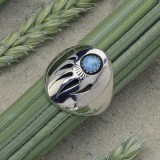 Navajo Ring Brentatze gross mit Trkis Stein