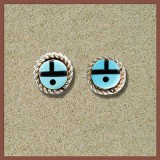 Navajo Ohrstecker Sunface aus den 