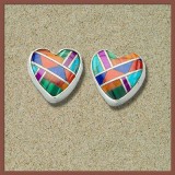 Unglaublich schn gestalteter Ohrstecker Herz