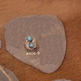 Sehr schner Navajo Ring aus Sterlingsilber mit trkis steinen