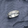 Wunderschner Navajo Ring mit Dreiecksmuster