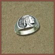 Silber Ring Indianerkopf originaler Indianerschmuck